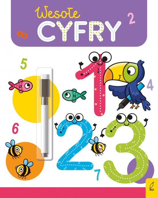 Weso�a nauka. Weso�e cyfry. Flamaster sucho�cieralny