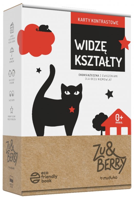 Widz� kszta�ty. Karty kontrastowe 0 miesi�cy+