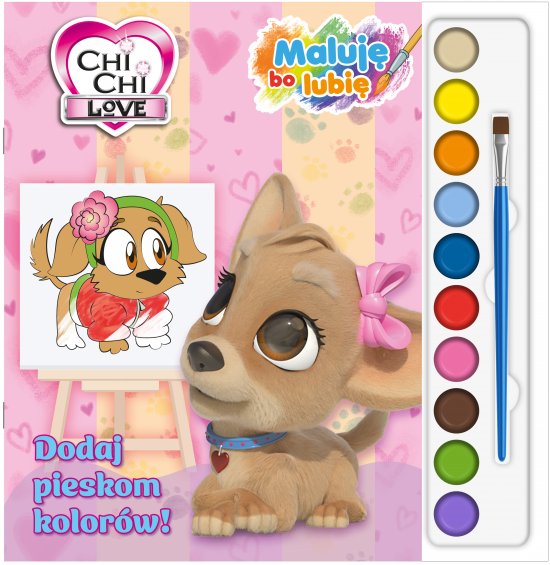 Chi Chi Love. Maluj�, bo lubi�. Dodaj pieskom kolor�w!