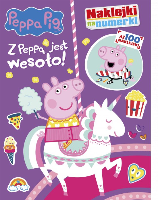 Peppa Pig. Naklejki na numerki. Z Pepp� jest weso�o!