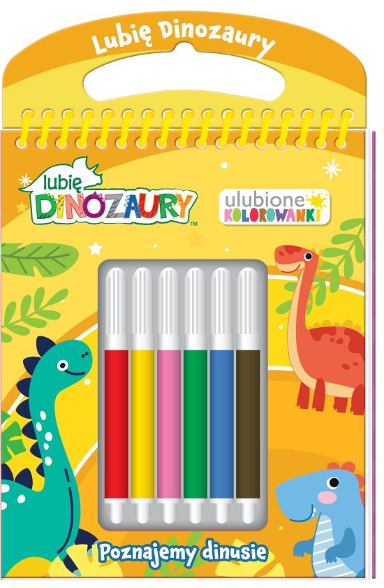 Lubi� Dinozaury. Ulubione kolorowanki cz. 1 Poznajmy dinusie