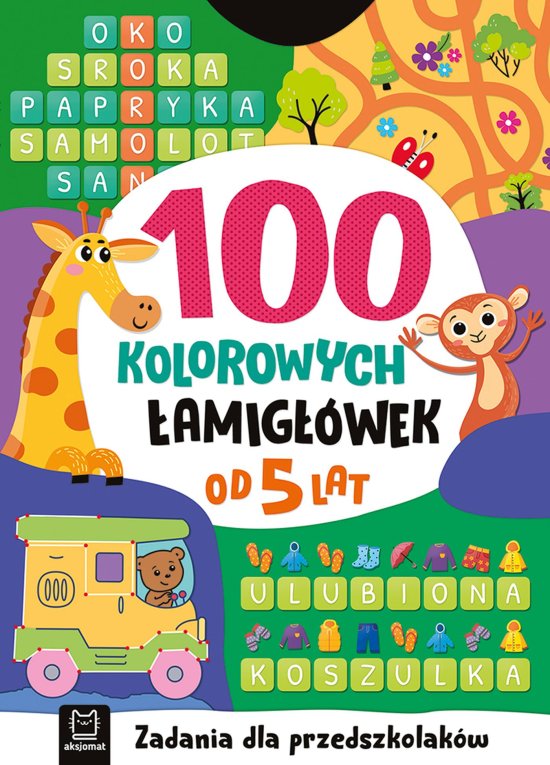 100 kolorowych �amig��wek. Zadania dla przedszkolak�w. Od 5 lat
