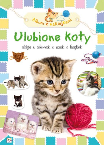 Album z naklejkami- Ulubione koty