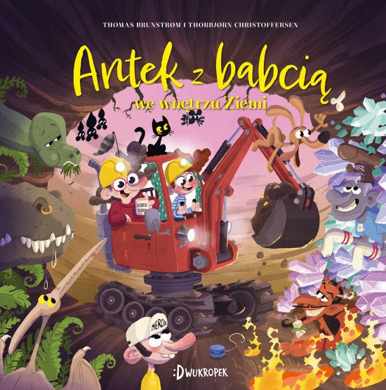 Antek z babci� we wn�trzu Ziemi