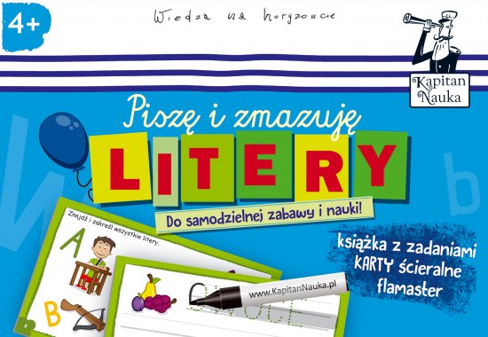 Kapitan Nauka Litery. Pisz� i zmazuj�