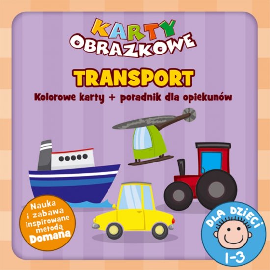 Karty obrazkowe dla dzieci - Transport