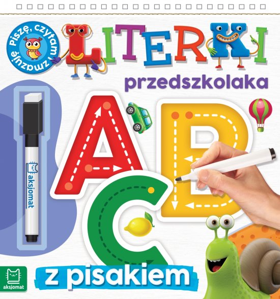 Literki przedszkolaka 5-6 lat, seria z pisakiem. Pisz�, czytam i zmazuj�