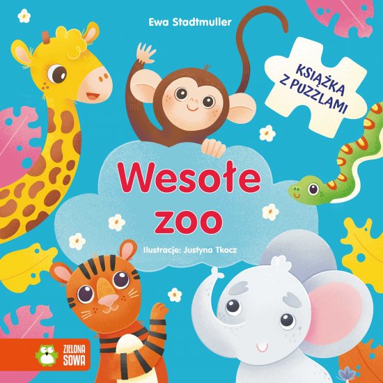 Weso�e zoo. Ksi��ka z puzzlami
