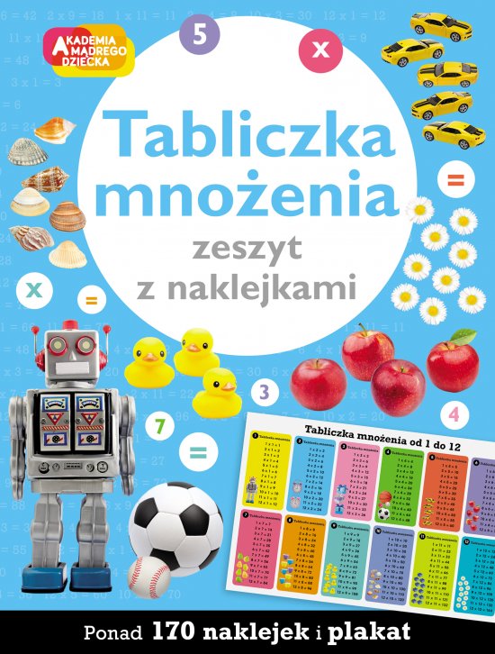 Tabliczka mno�enia. Zeszyt z naklejkami