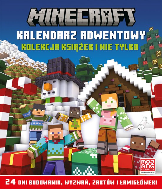 Minecraft. Kalendarz adwentowy. Kolekcja ksi��ek i nie tylko