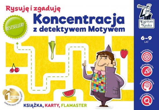 Koncentracja z detektywem Motywem. Rysuj� i zgaduj�. Kapitan Nauka