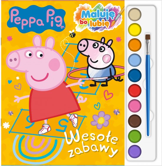 Peppa Pig. Maluj�, bo lubi�. Weso�e zabawy