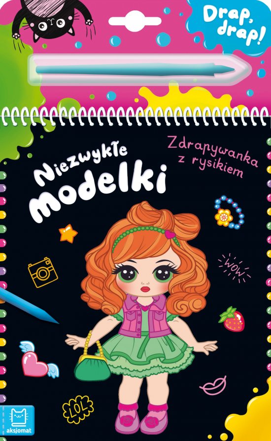 Niezwyk�e modelki. Zdrapywanka z rysikiem