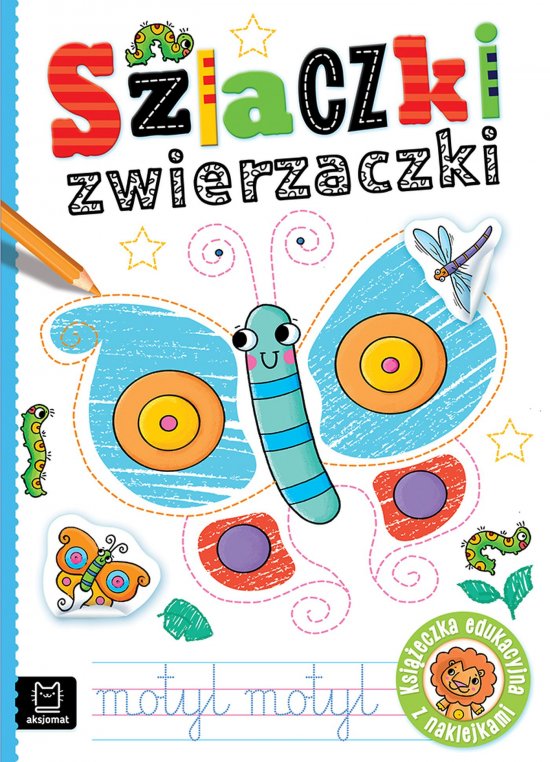 Szlaczki zwierzaczki. Edukacyjna ksi��eczka z naklejkami