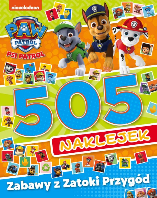 Psi Patrol. 505 naklejek. Zabawy z Zatoki Przyg�d