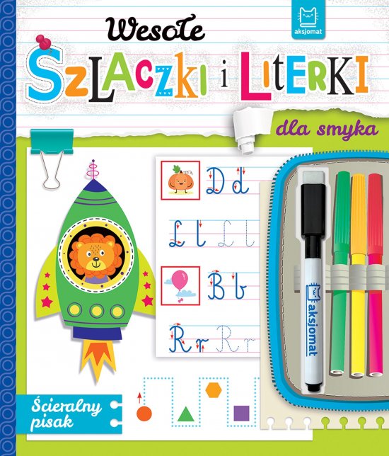 Weso�e szlaczki i literki dla smyka. �cieralny pisak