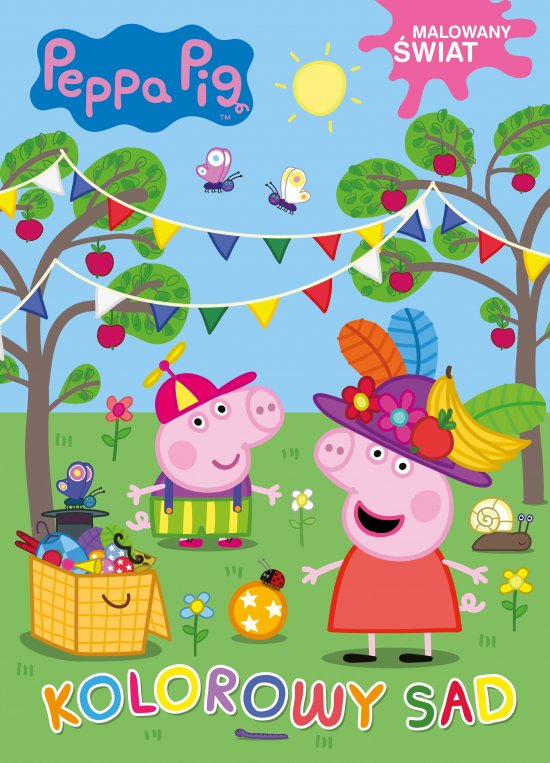 Peppa Pig Malowany �wiat Kolorowy sad