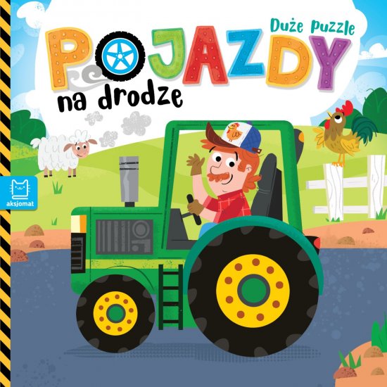 Pojazdy na drodze. Du�e puzzle