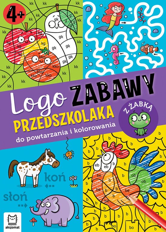 Logo zabawy przedszkolaka. Do powtarzania i kolorowania z �abk�