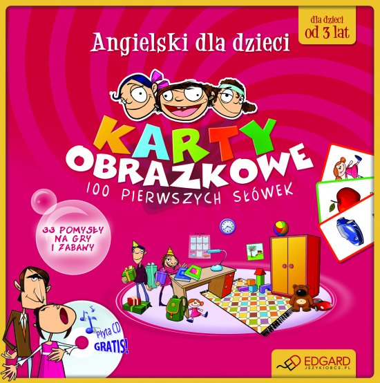 Angielski Karty dla dzieci - 100 pierwszych s��wek