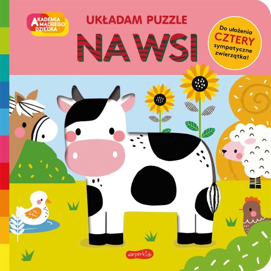 Na wsi. Akademia m�drego dziecka. Uk�adam puzzle
