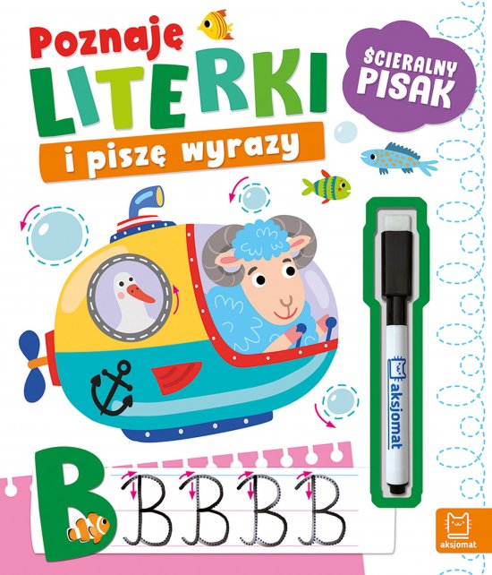 Poznaj� literki i pisz� wyrazy. �cieralny pisak