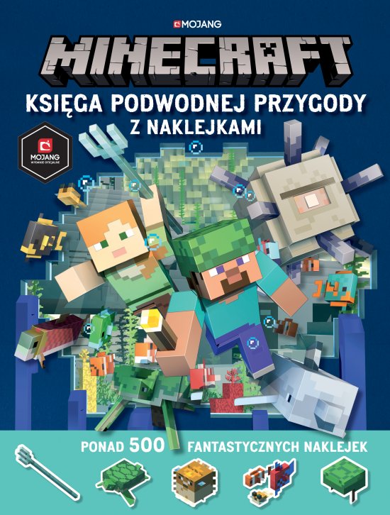 Minecraft. Ksi�ga podwodnej przygody z naklejkami