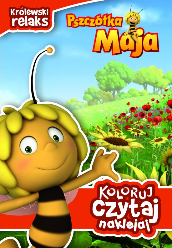 Koloruj, czytaj, naklejaj. Pszcz�ka maja