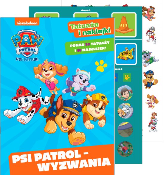 Psi Patrol. Tatua�e i naklejki. Psi Patrol - Wyzwania