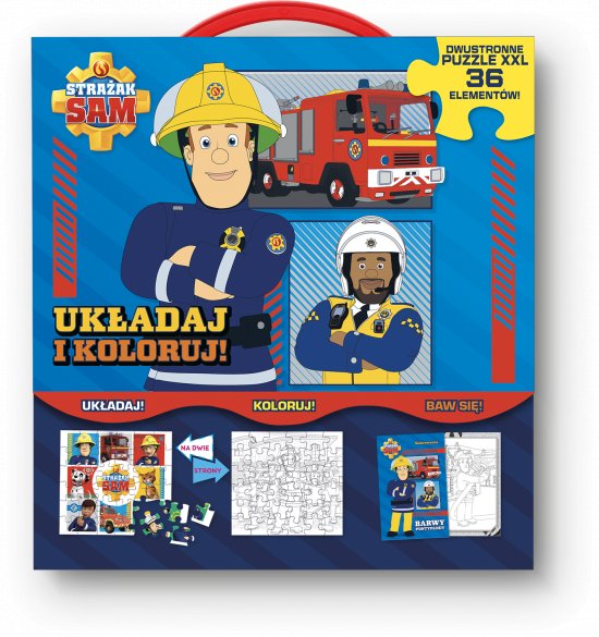 Stra�ak Sam. Uk�adaj i koloruj