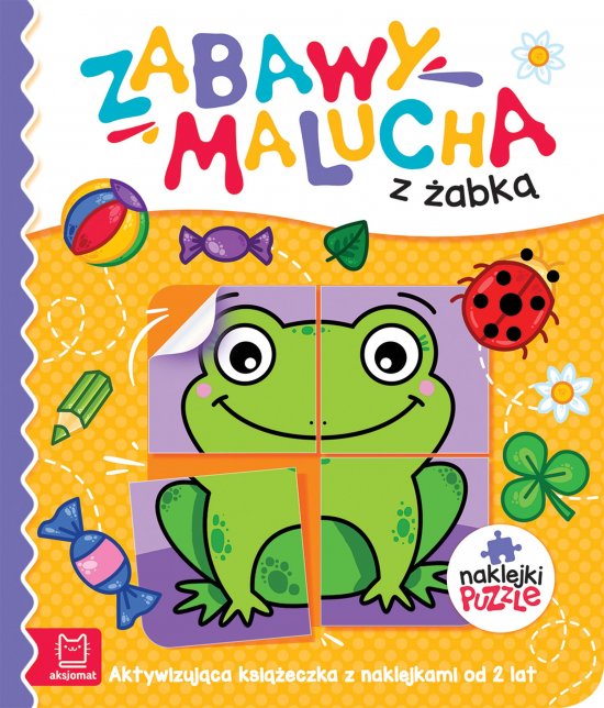 Zabawy malucha z �abk�. Aktywizuj�ca ksi��eczka z naklejkami