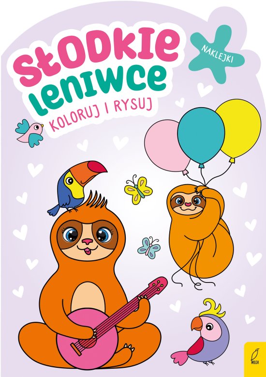 Koloruj i rysuj. S�odkie leniwce