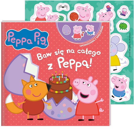 Peppa Pig Opowiadania z naklejkami cz. 8 Baw si� na ca�ego z Pepp�!