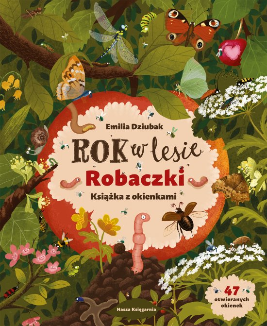 Rok w lesie. Robaczki. Ksi��ka z okienkami