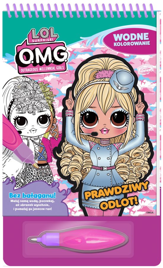 L.O.L. Surprise! Wodne kolorowanie cz. 6 Prawdziwy odlot