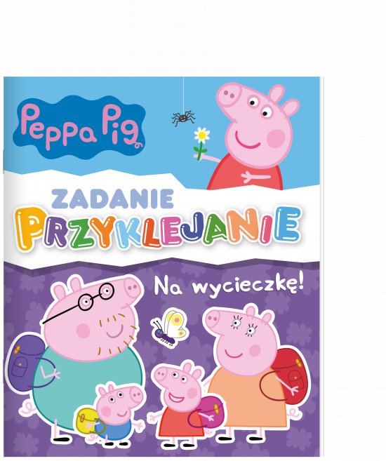 Peppa Pig. Zadanie Przyklejanie. Na wycieczk�