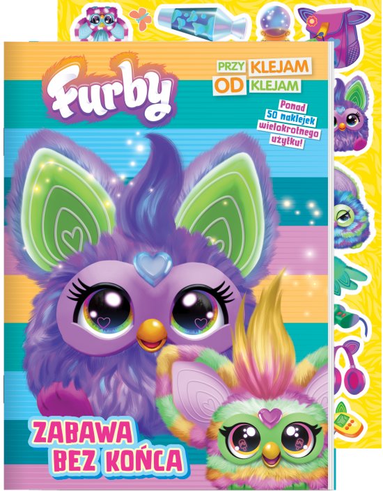 Furby. Przyklejam Odklejam. Zabawa bez ko�ca