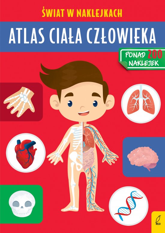 Atlas cia�a cz�owieka. �wiat w naklejkach