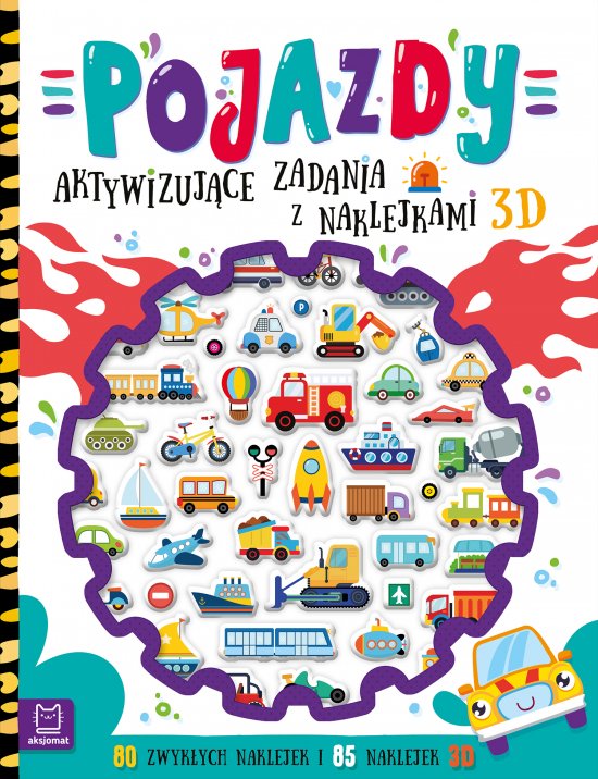Pojazdy. Aktywizuj�ce zadania z naklejkami 3D