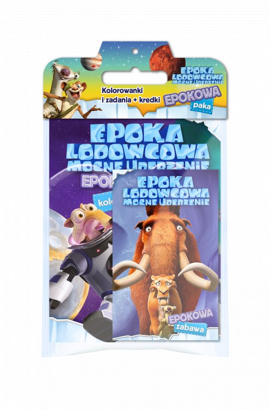 Epoka Lodowcowa. Mocne uderzenie. Epokowa paka. Kolorowanki i zadania