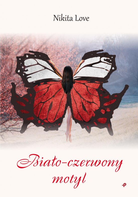 Bia�o-czerwony motyl