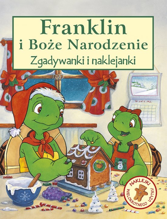 Franklin i Bo�e Narodzenie. Zgadywanki i naklejanki