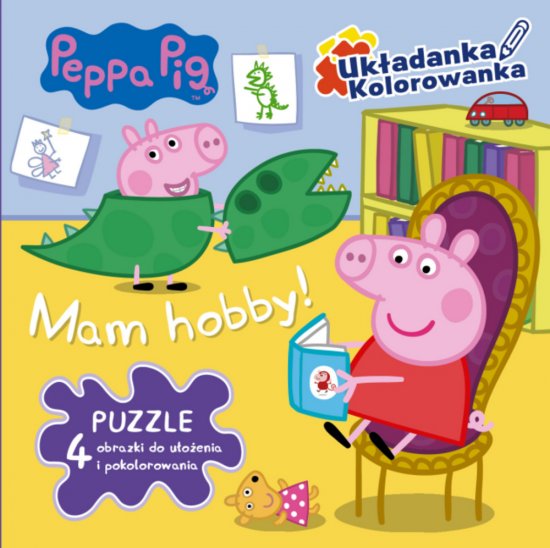 Peppa Pig Uk�adanka Kolorowanka Mam hobby!