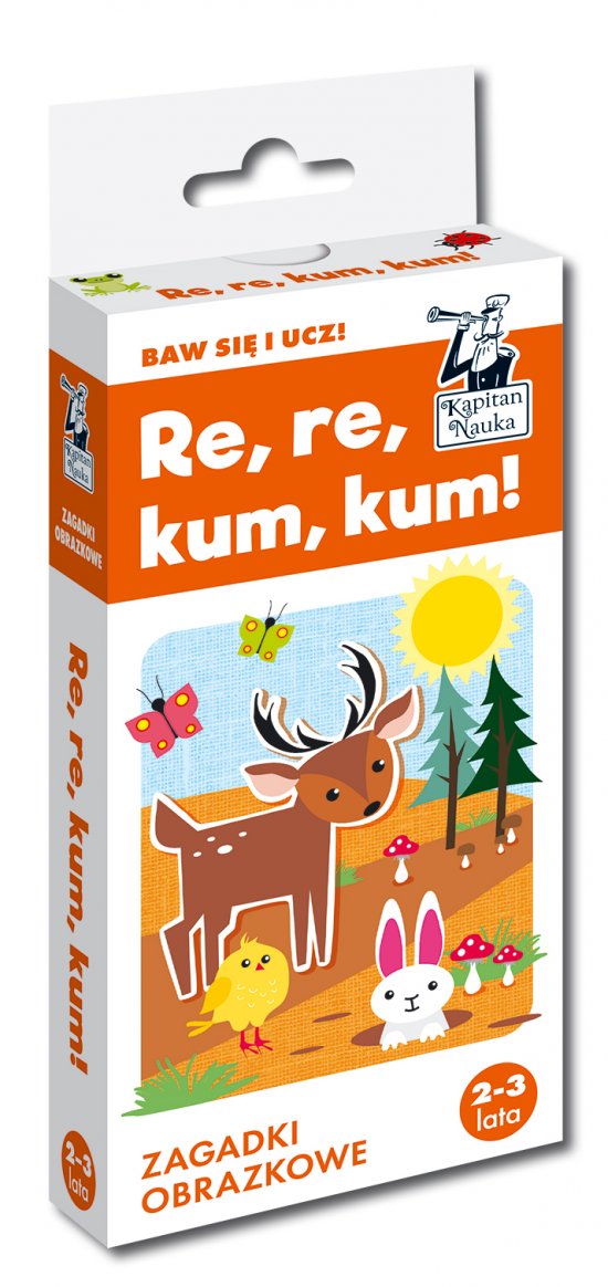 Re, re, kum, kum. Zagadki obrazkowe. Kapitan Nauka