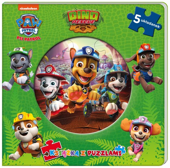 Psi Patrol. Ksi��ka z puzzlami