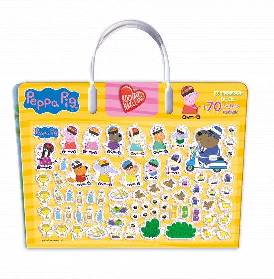 Peppa Pig. Kocham nakleja�. Na podw�rku z Pepp�