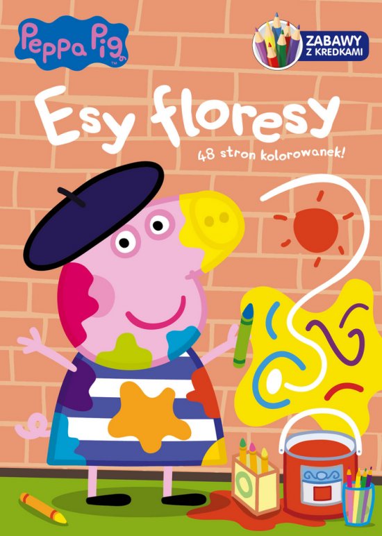 Peppa Pig Zabawy z kredkami Esy-floresy