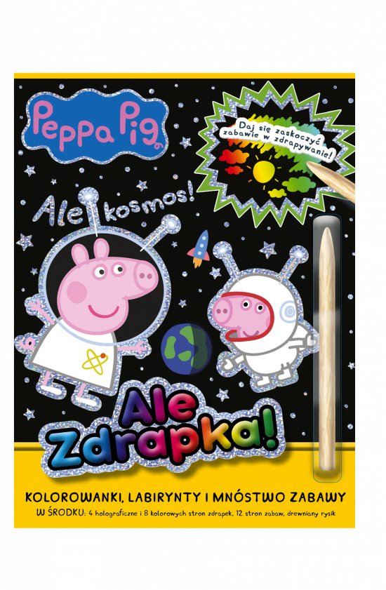 Peppa Pig Ale zdrapka! Ale kosmos!