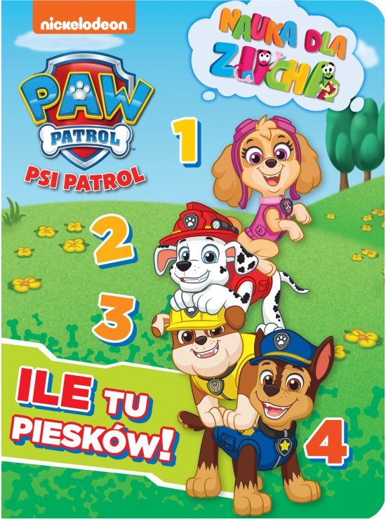 Psi Patrol. Nauka dla zucha. Ile tu piesk�w!
