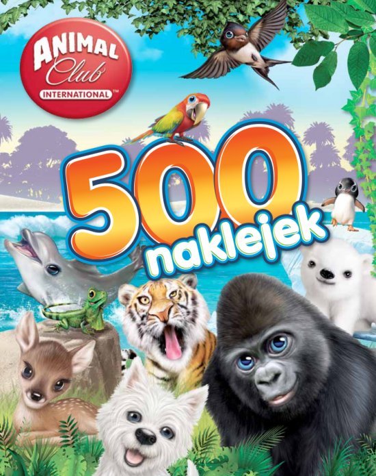 Animal Club 500 naklejek